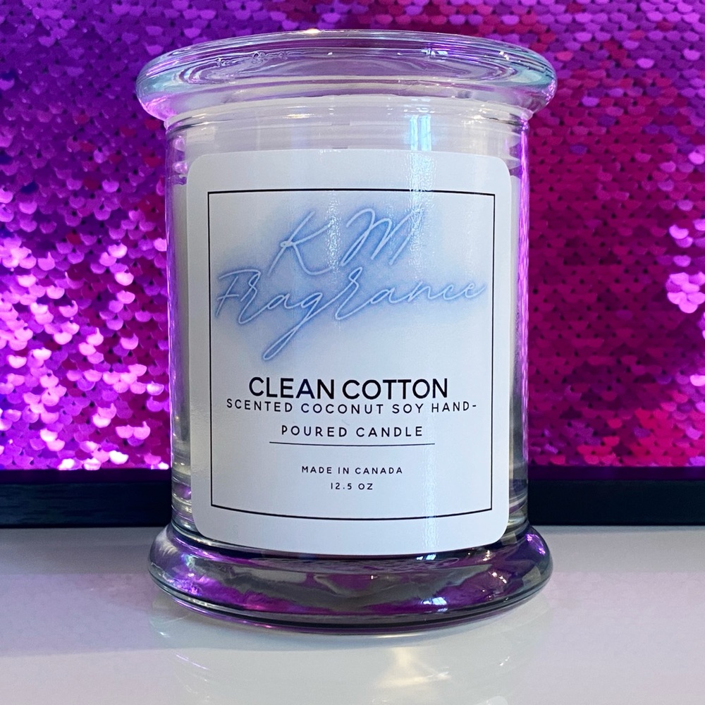 Clean Cotton Soy/Coconut Wax Hand-poured Candle